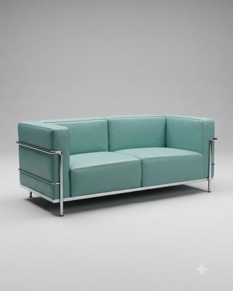 Divano Le Corbusier LC2 2 posti - Alivar, pelle