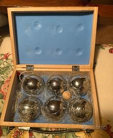 Bocce metallo nuovo gioco spiaggia