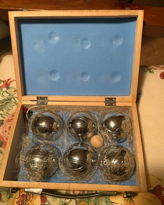 Bocce metallo nuovo gioco spiaggia