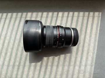 Obiettivo samyang 14mm f 2.8 E-mount Sony