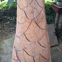 albero di natale tutto in legno 