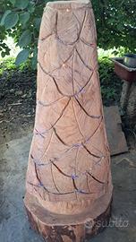 albero di natale tutto in legno 