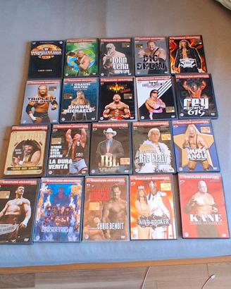 raccolta dvd wrestling superstars wwe 