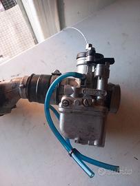 carburatore vespa 25 dell'orto +collettore polini
