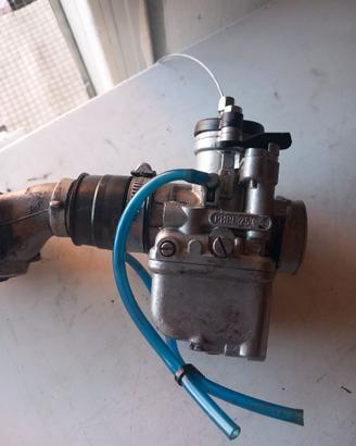 carburatore vespa 25 dell'orto +collettore polini