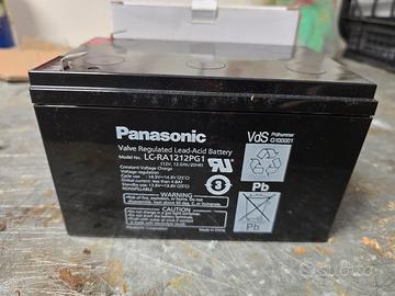 UPS Batteria Panasonic 12V 12Ah ORIGINALE e NUOVA 