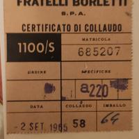 Macchina da cucire Borletti 1100/s