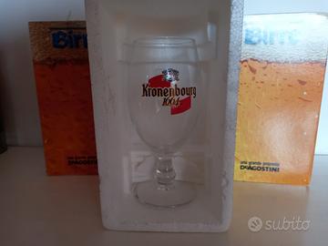 Bicchiere Calice Birra Kronenbourg 1664