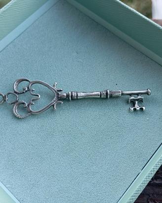 chiave in argento 800