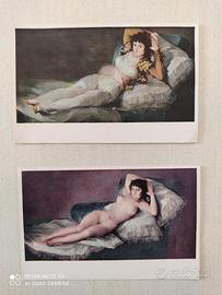 2 Cartoline Museo del Prado vintage 1959