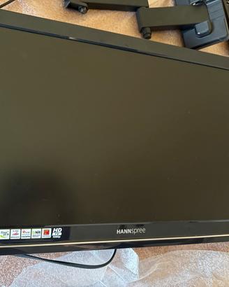 Tv Led 24” Hannspree con staffa da muro
