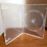 10 custodie DVD nuove trasparenti, marca HAMA