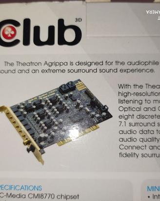 Scheda Audio Theatron Agrippa DTS 7.1