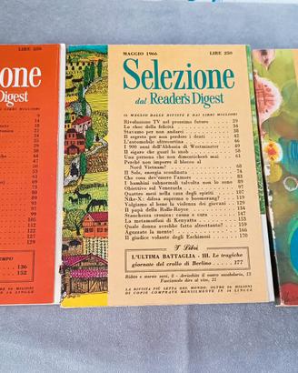 3 RIVISTE 1966 SELEZIONE READERS DIGEST
