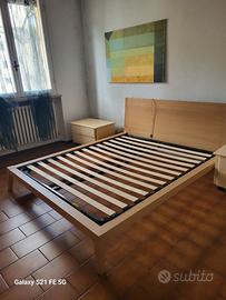 Letto matrimoniale legno