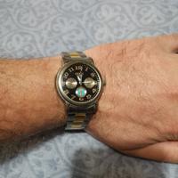 Orologio da Polso uomo vintage Coss acciaio e oro