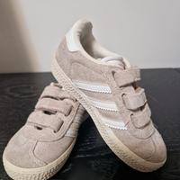 Scarpe Adidas Gazelle rosa da bimba taglia 25,5