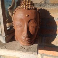 scultura Buddha terracotta