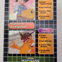 Carta Digimon 1999 Lenticolare - Agumon/Greymon