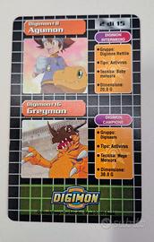 Carta Digimon 1999 Lenticolare - Agumon/Greymon