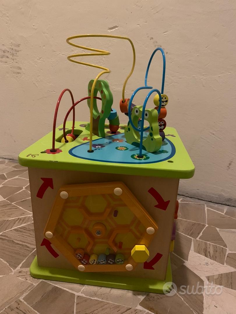 Cubo multi attività gioco montessori legno Hape - Tutto per i bambini In  vendita a Roma