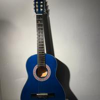 Chitarra classica Roling’s NOVA blu + custodia