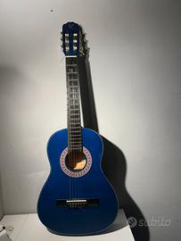 Chitarra classica Roling’s NOVA blu + custodia