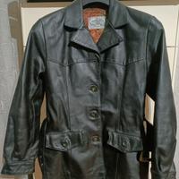 Giacca donna vera pelle nera. Tg.44.