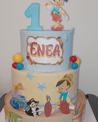 Torta polistirolo e gonma eva tre piani