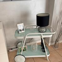 Carrello in vetro porta vivande