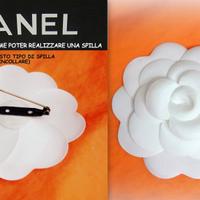 CAMELIA COCO CHANEL per RICICLO CREATIVO + Spilla