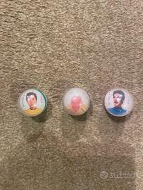 Biglie ciclisti Pantani,Moser,Saronni