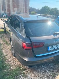 Audi a6 c7 incidentata 3.0 tdi quattro