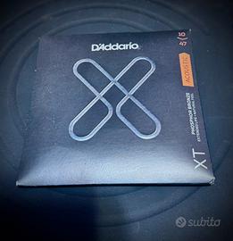 D’Addario XT 10-47 corde chitarra acustica nuove