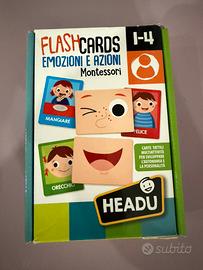 Gioco Flash Cards emozioni/azioni