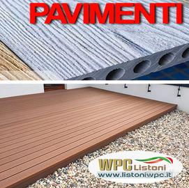 Pavimenti wpc legno composito listoni doghe doga