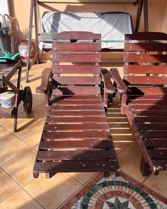 Set Giardino in Legno Massello