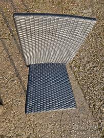 12 sedie blu ,20 sedie midollo  20 tavoli 