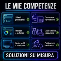 Realizzo siti web e applicazioni su misura