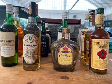 Whisky Glen Grant J&B Black&White Long John etc