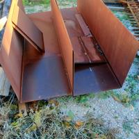 Vasche per giardino in corten