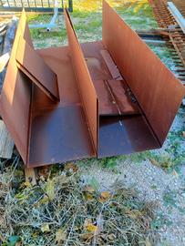 Vasche per giardino in corten