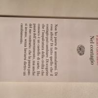 Libro di Paolo Giordano "Nel Contagio"