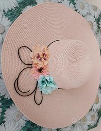 cappello da donna di paglia taglia 56