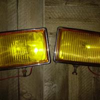 Fari antinebbia gialli rettangolari Bosch vintage