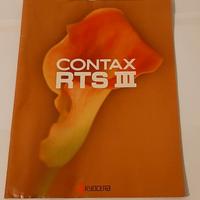 Dépliant Contax RTS III Italiano Reflex analogica