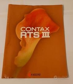 Dépliant Contax RTS III Italiano Reflex analogica