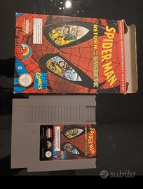 gioco per nintendo nes spiderman 
