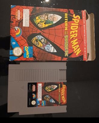 gioco per nintendo nes spiderman 