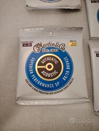 Corde per chitarra acustica Martin & Co